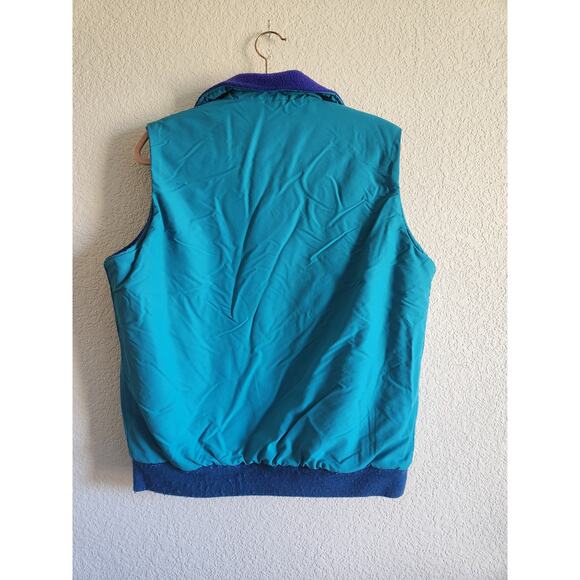 Vintage L.L Bean Women's Insulated Teal Vest- Lg - Picture 2 of 8